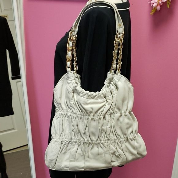 Micheal 💕💕 Kors Cream Soft Leather Bag - Picture 5 of 16